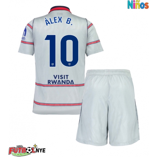 Camiseta Atletico Madrid Alex Baena #10 Tercera Equipación para niños 2026-27 manga corta (+ pantalones cortos)